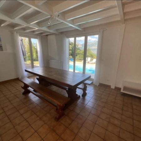 Villa Avec Piscine, Vue Lac Et Montagne Sévrier Exteriér fotografie