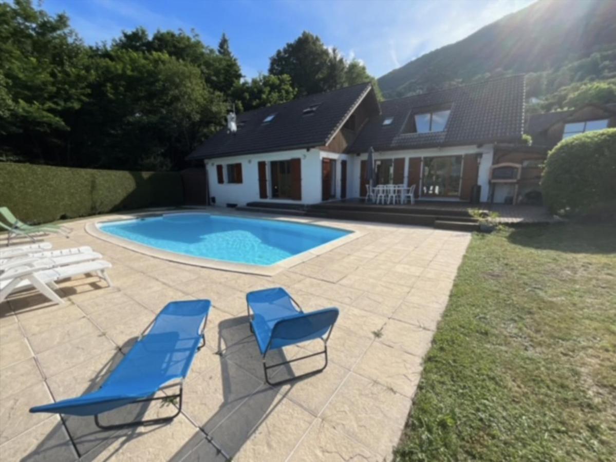Villa Avec Piscine, Vue Lac Et Montagne Sévrier Exteriér fotografie
